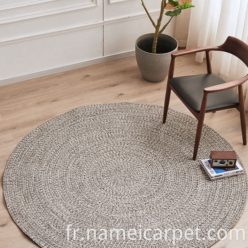 Polypropylene Round Patio Outdoor Carpet Area Rug Floor Mats 167